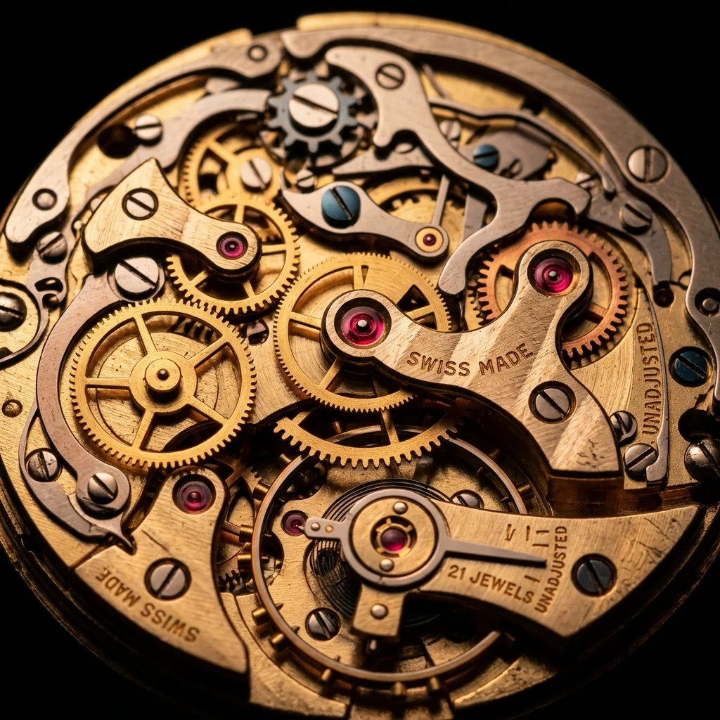 Vintage Watch Mechanism